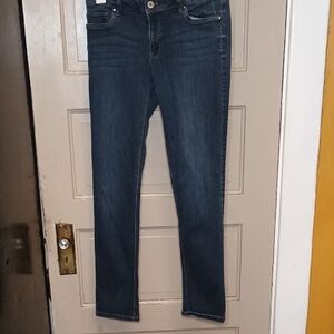 White House Black Market Women's Blue Jeans size 10 Reg Slim Leg